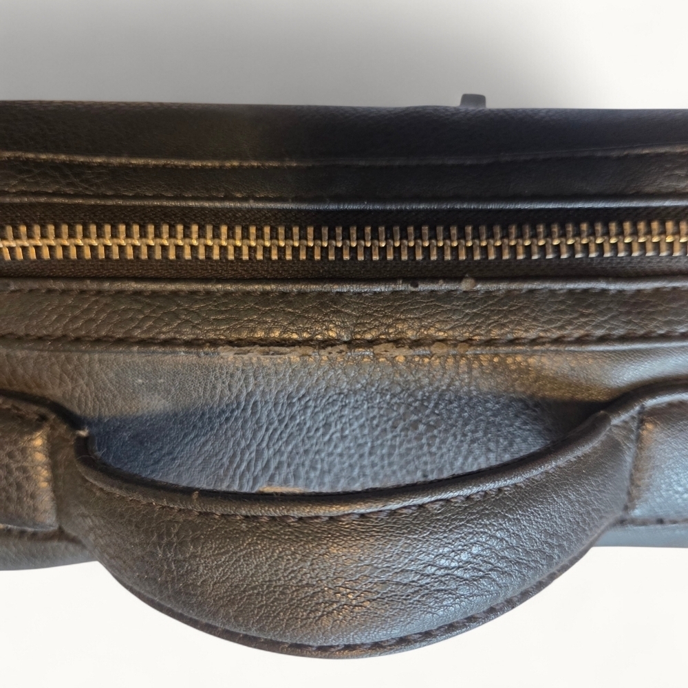 Matt & Nat Black Vegan Leather Backpack Minimalist Luxury Everyday Carry - Picture 8 of 13